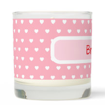 Niedlich rosa mit weißem Herzen