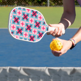 Niedlich rosa Muster Pickle Ball Paddel Personalis Pickleball Schläger