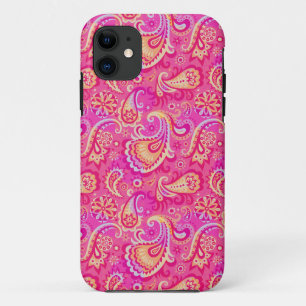 Niedlich rosa, nahtlose Paisley-Optik Case-Mate iPhone Hülle