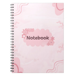 Niedlich rosa Notebook Notizblock