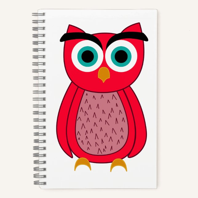 Niedlich rosa Ohr Notizbuch (Vorderseite)