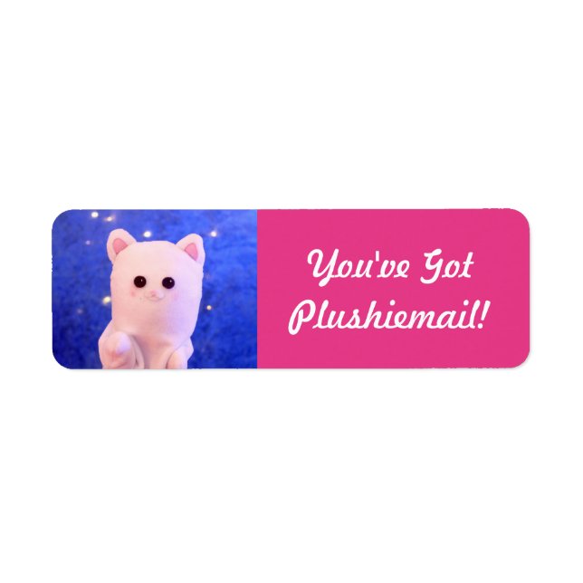 Niedlich rosa Personalisiertes Foto Mail Modern (Vorne)