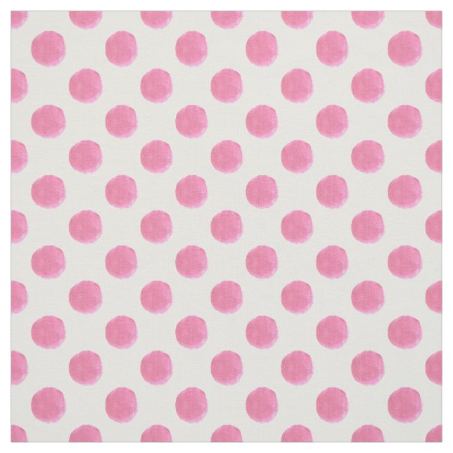 niedlich rosa Punkte Stoff (Muster)