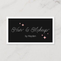 Niedlich rosa Retro Stars Skript Schwarze Schönhei