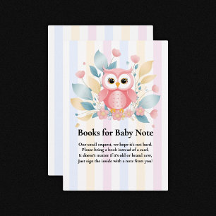 Niedlich rosa Schale Pastell Blumenmuster Babydusc Begleitkarte