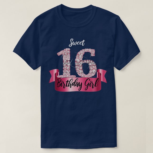 Niedlich rosa Schwarz T-Shirt (Design vorne)