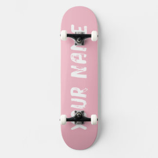 Niedlich rosa skateboard