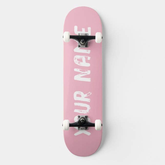 Niedlich rosa skateboard (Vorderseite)
