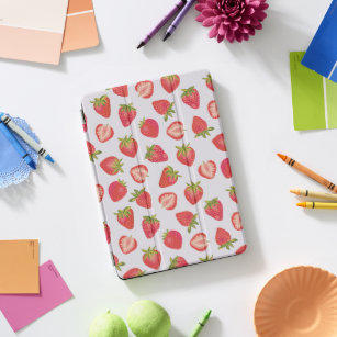 Niedlich rosa Sommer Erdbeeren Frucht iPad Pro Abd iPad Pro Cover