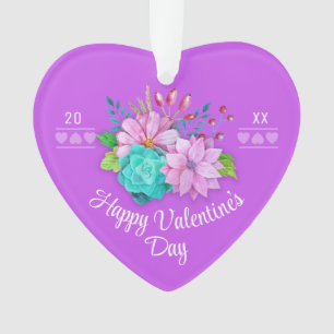 niedlich rosa Valentine Ornament