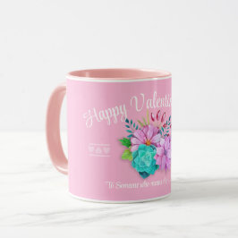 niedlich rosa Valentine Tasse