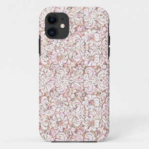 Niedlich rosa, Vintage Blumenmotive Case-Mate iPhone Hülle