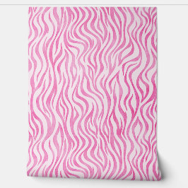 Niedlich rosa Zebra-Muster Tapete