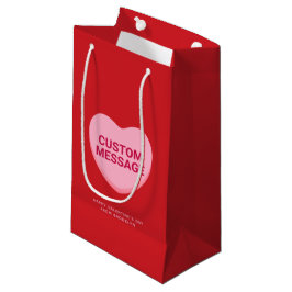 Niedlich rotes Gesprächsthema Kleine Geschenktüte