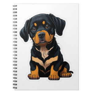 Niedlich Rottweiler - Geschenke für Besitzer von R Notizblock