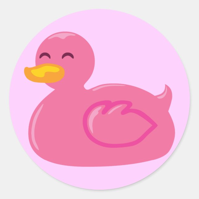 Niedlich Rubberducky Runder Aufkleber (Vorderseite)