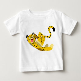 Niedlich Running Cartoon Cheetah Baby T - Shirt