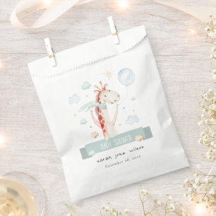 Niedlich Safari Giraffe Star Cloud Balloon Babydus Geschenktütchen