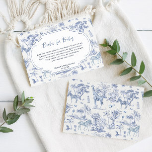 Niedlich Safari Toile de Jouy   Buchanfrage Begleitkarte