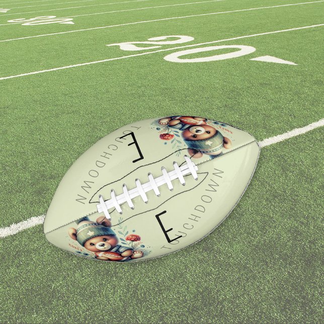 Niedlich Sage Bear Custom Football (Cute Sage Bear Custom Football)