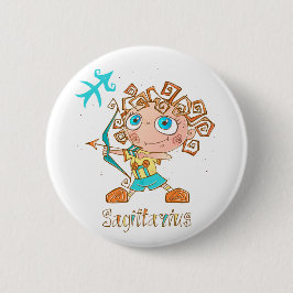 Niedlich Sagittarius Kid Button