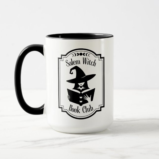 Niedlich Salem Hexenbuch Silhouette Schwarzer Hut Tasse (Links)