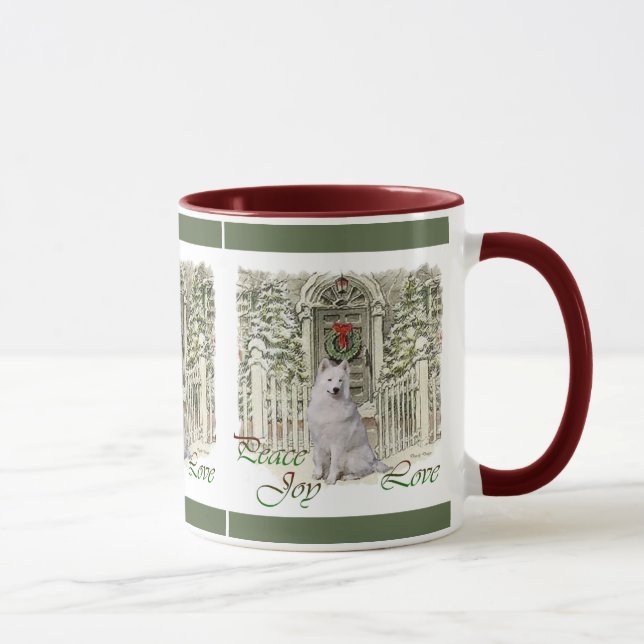 Niedlich Samoyed Lovers Weihnachtsgeschenke Tasse (Rechts)