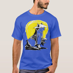 Niedlich Samurai Ninja Cat Japanisch Kitten Lover T-Shirt