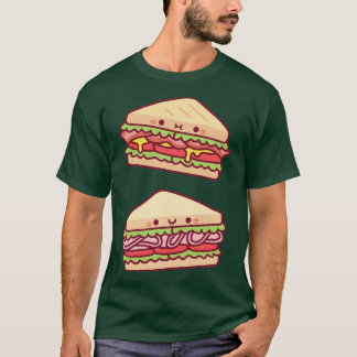 Niedlich Sandwiches Doodles T-Shirt