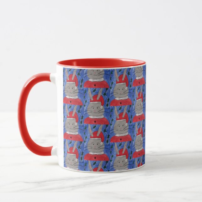 Niedlich Santa Bunny Tasse (Links)