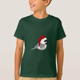 Niedlich Santa Chickadee T-Shirt
