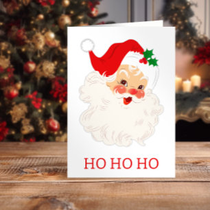 Niedlich Santa Ho Ho Ho Holiday Karte