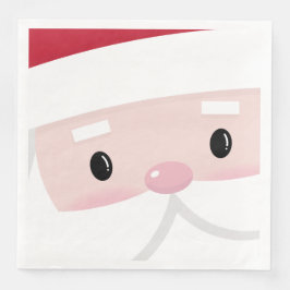 Niedlich Santa Klaus Face Serviette