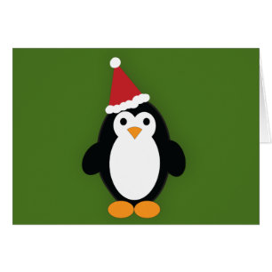 Niedlich Santa Penguin