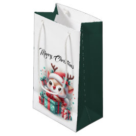 Niedlich Santa Reindeer Kleine Geschenktüte