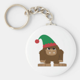 Niedlich Sasquatch Weihnachtself Schlüsselanhänger