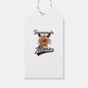 Niedlich Savannah Mama Blume Graphic Kitten Cat Lo Geschenkanhänger