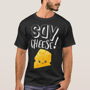 Niedlich Say Chee and Smile Fotografy Funny Fotog T-Shirt