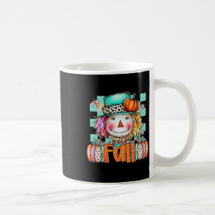 Niedlich Scarecrow Pumpkin Erntedank Halloween Hel Kaffeetasse