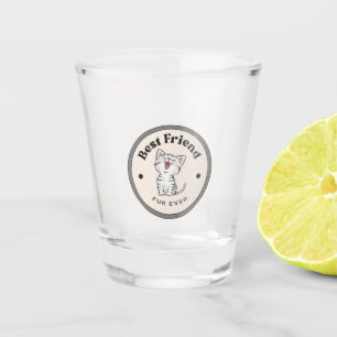 NIEDLICH! Schießglas - Beste Freundschaftskleidung Schnapsglas