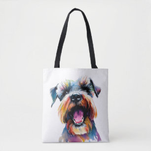 Niedlich Schnauzer - farbenfrohe Hundedesign