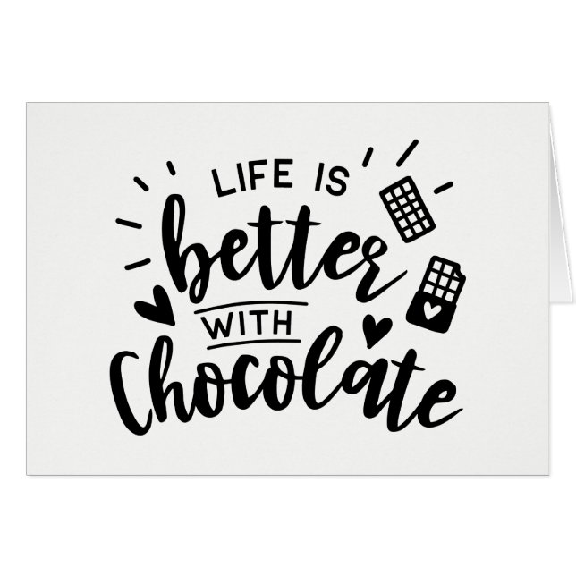 Niedlich Schokolade Addict - Hallo, Denken Sie an  (Vorderseite (Horizontal))