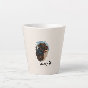 Niedlich Schokolade Labrador Hund - Bailey Haust Milchtasse