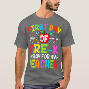 Niedlich School First Day of PreK beten für meinen T-Shirt