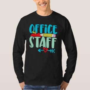Niedlich School Front Office Personalsekretär Admi T-Shirt