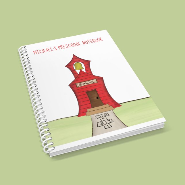 Niedlich School Personalisiert Keepake Notizblock (Personalized cute school notebook.)