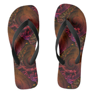 Niedlich Schwarz BROWN RED Modern Woman Flip Flops