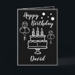 Niedlich Schwarz-Weiß-Kuchen Grandson 1. Geburtsta Karte<br><div class="desc">Niedlich Schwarz und Weiß Cake Grandson 1. Geburtstag, dieses Design ist für jeden, der etwas Schönes für einen kleinen Jungen zu seinem 1. Geburtstag sucht. Wenn Sie sich für die Einladung zum 1. Geburtstag, besonders für Ihren Enkel, interessieren, ist diese Einladung genau das Richtige für Sie. Das Design beinhaltet einen...</div>