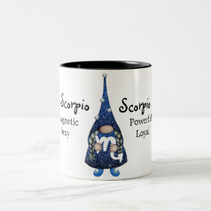 Niedlich Scorpio Gnome Zodiac Zeichen Zweifarbige Tasse