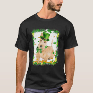 Niedlich Scottish Terrier Dog St Patricks Day Iris T-Shirt